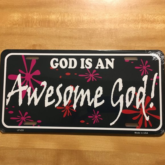 Gift Decorative Metal Car Tags. "When All Else Fails" NWOT - Picture 2 of 3